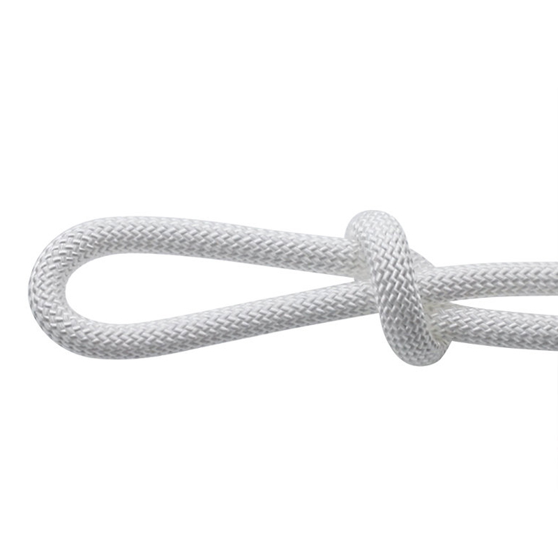 Lina pleciona z PP o grubości 8 mm, odporna na chemikalia, w kolorze białym